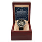 Openwork Watch Gift for Dad from Son