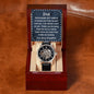 Openwork Watch Gift for Dad from Daughter