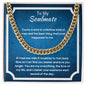 Gift for Husband, Cuban Chain Necklace