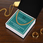 To My Son, Love Dad, Chain Necklace