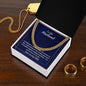 Gift for Husband from Wife, Cuban Chain Necklace