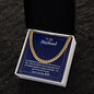 Gift for Husband from Wife, Cuban Chain Necklace