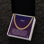 Gift for Dad Cuban Link Chain