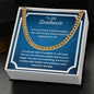 Gift for Husband, Cuban Chain Necklace