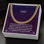 Gift for Dad Cuban Link Chain