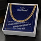 Gift for Husband from Wife, Cuban Chain Necklace
