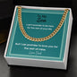 To My Son, Love Dad, Chain Necklace