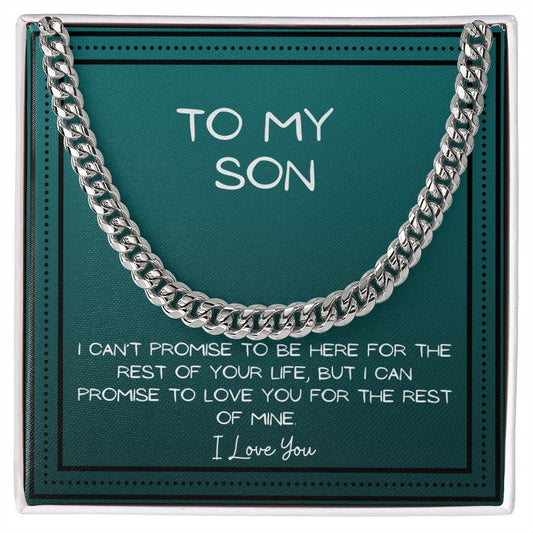 Gift for Son Link Chain Necklace