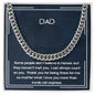 Gift for Dad Cuban Link Chain Necklace