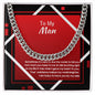 To My Man - Chain Necklace Gift