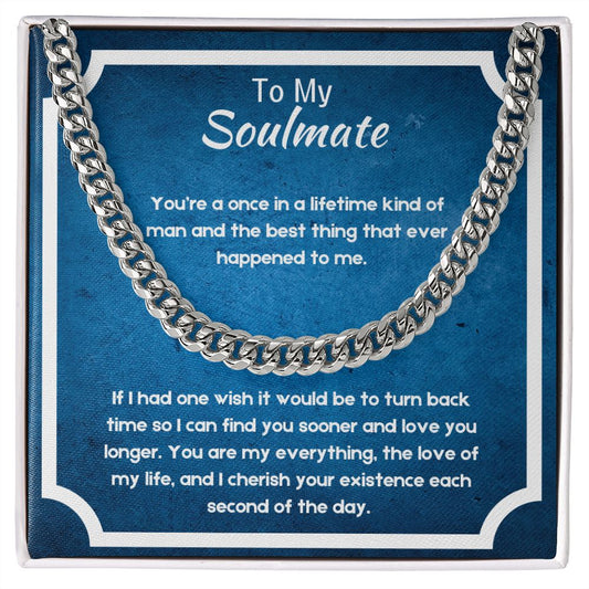 Gift for Husband, Cuban Chain Necklace