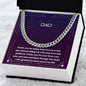 Gift for Dad Cuban Link Chain
