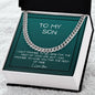 Gift for Son Link Chain Necklace