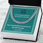 To My Son, Love Dad, Chain Necklace