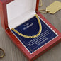 Gift for Husband from Wife, Cuban Chain Necklace