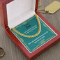 To My Son, Love Mom, Chain Necklace