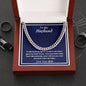 Gift for Husband from Wife, Cuban Chain Necklace