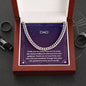Gift for Dad Cuban Link Chain
