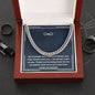 Gift for Dad Cuban Link Chain Necklace