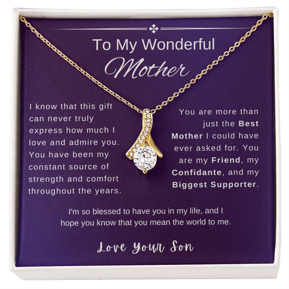 Mother's Day Necklace from Son
