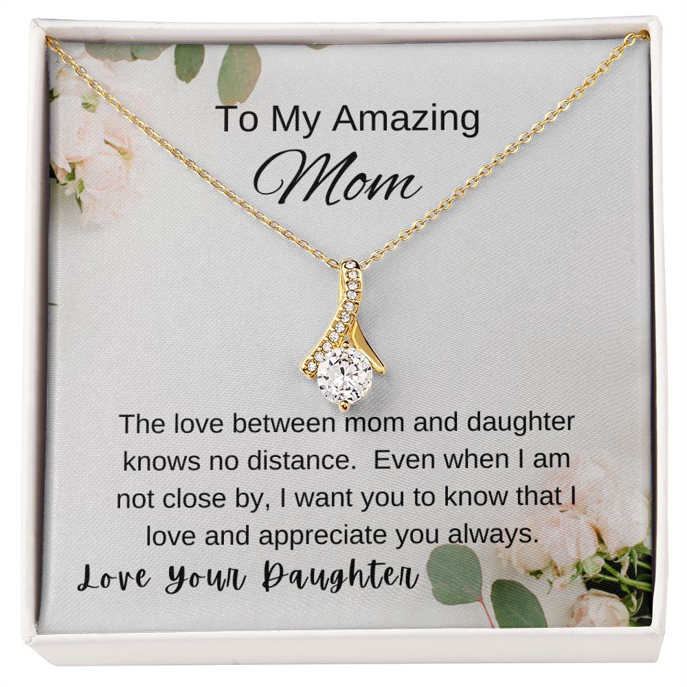 Mother's Day Necklace from Daughter to Mom