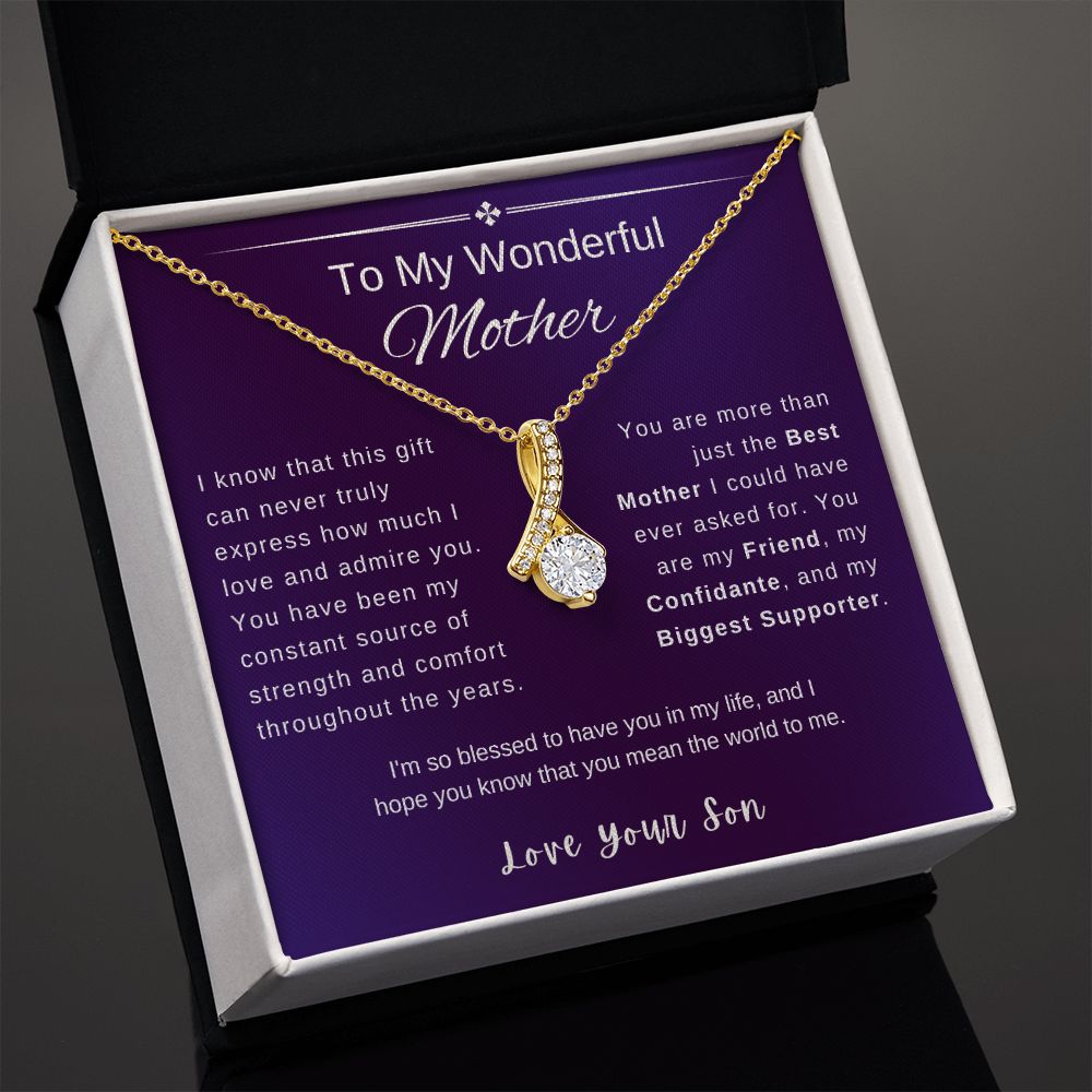 Mother's Day Necklace from Son