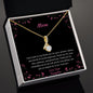 Gift for Mom from Daughter, Alluring Beauty Necklace