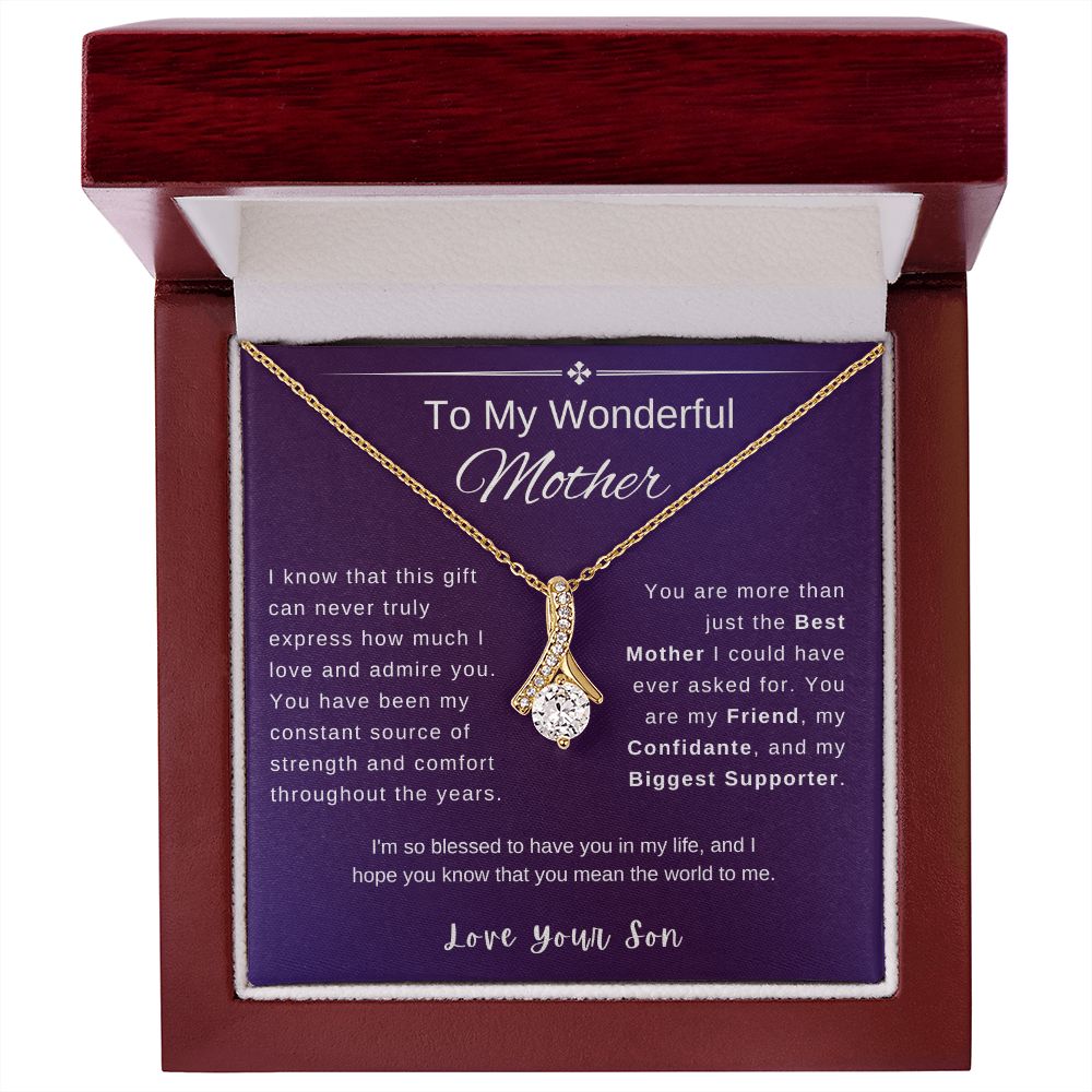 Mother's Day Necklace from Son