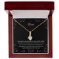 Gift for Mom from Daughter, Alluring Beauty Necklace