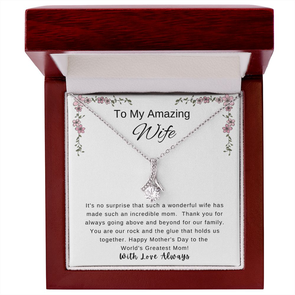 Mother's Day Necklace Gift for Wife