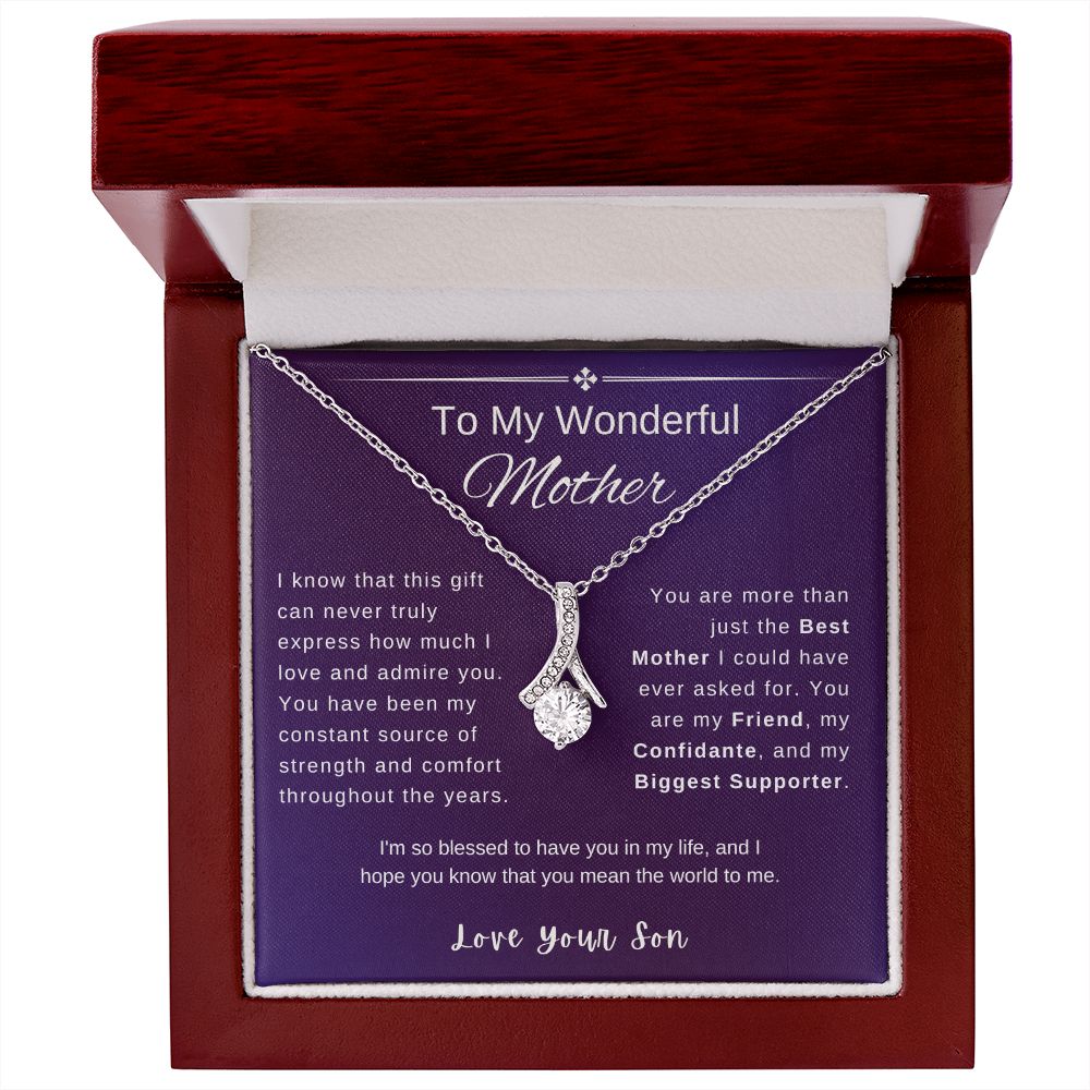 Mother's Day Necklace from Son