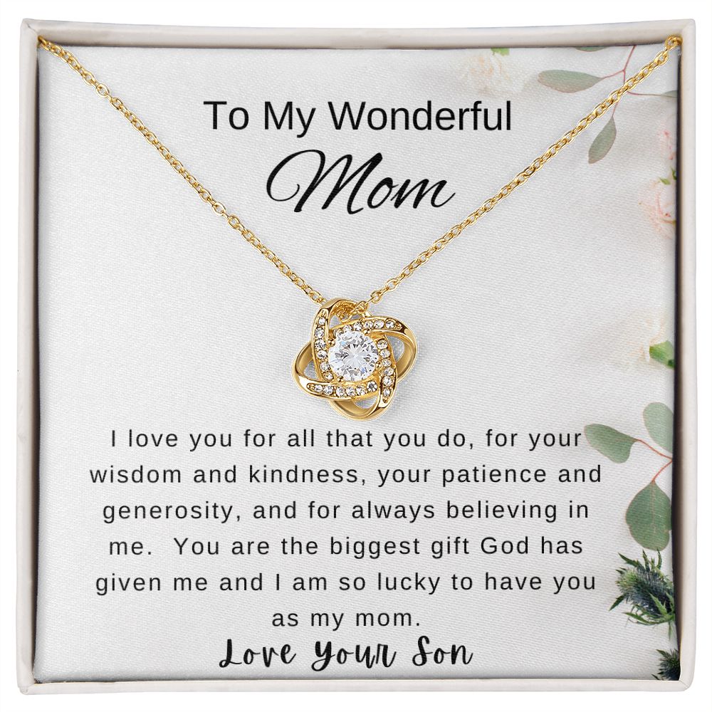 Mother's Day Necklace from Son