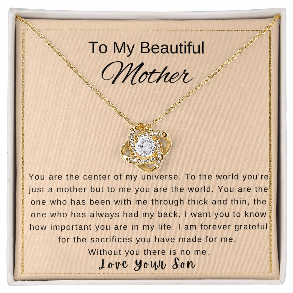 Mother's Day Necklace from Son