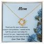 Gift for Mom From Son, Love Knot Necklace