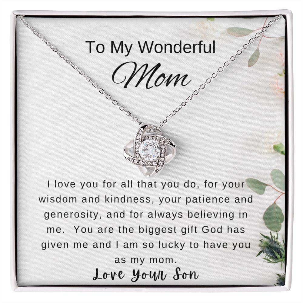 Mother's Day Necklace from Son