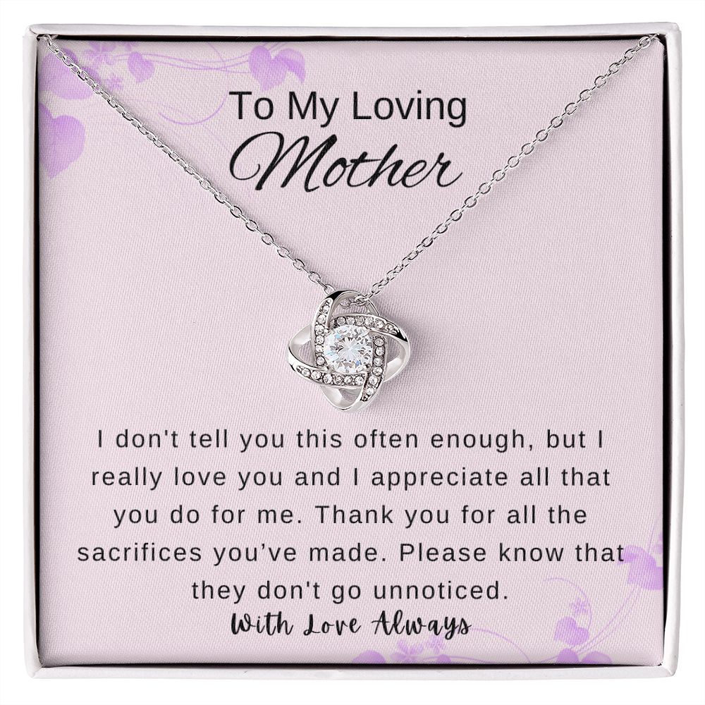 Mother's Day Necklace from Son/Daughter