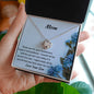 Gift for Mom From Son, Love Knot Necklace