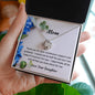 Gift for Mom From Daughter, Love Knot Necklace