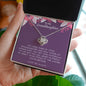 To My Granddaughter, Love Knot Necklace