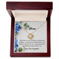 Gift for Mom From Daughter, Love Knot Necklace