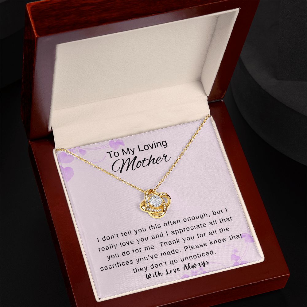 Mother's Day Necklace from Son/Daughter