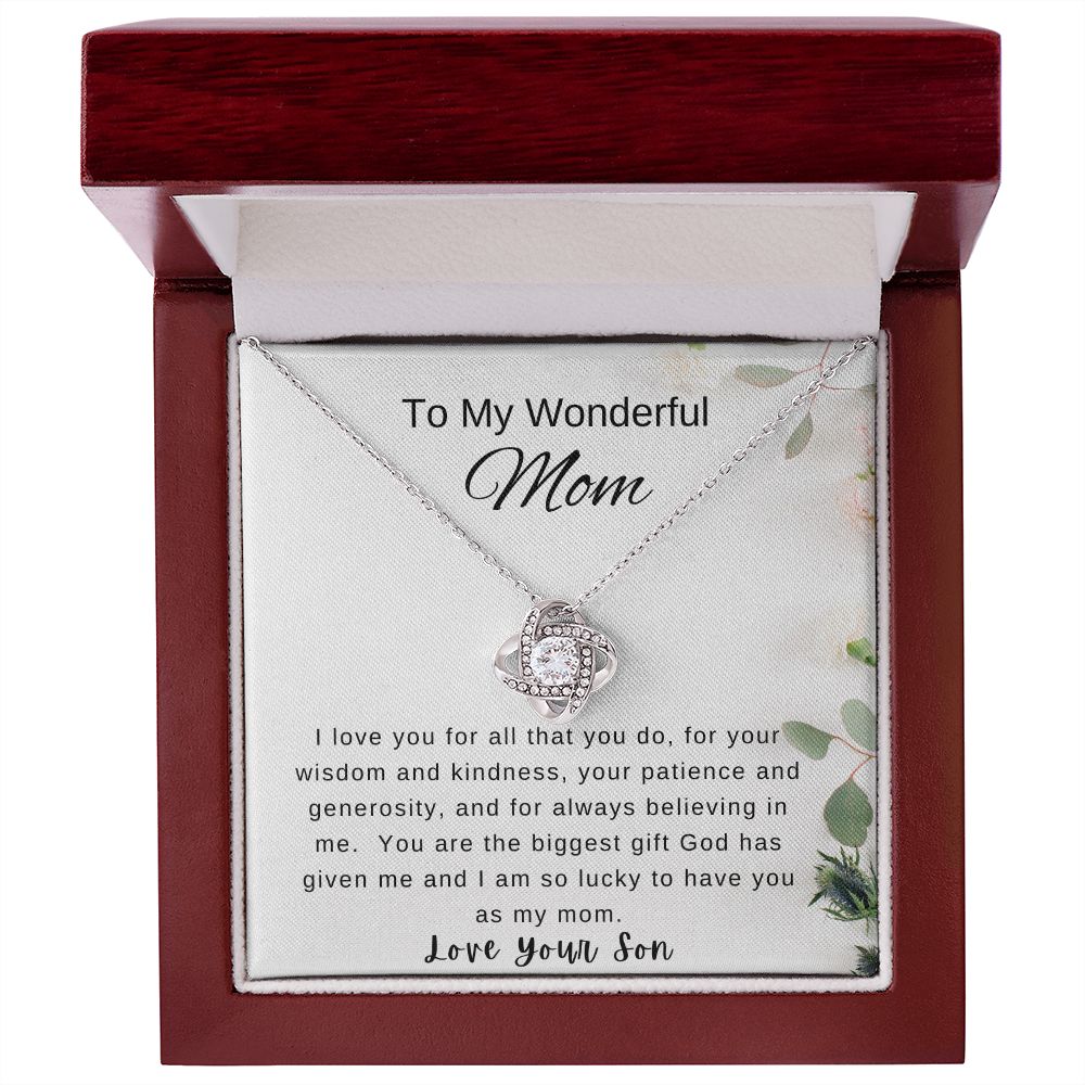 Mother's Day Necklace from Son