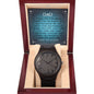 Wooden Watch Gift for Dad