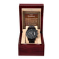 To My Soulmate Love Your Wife, Chronograph Watch