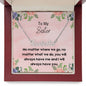 Custom Name Necklace for Sister