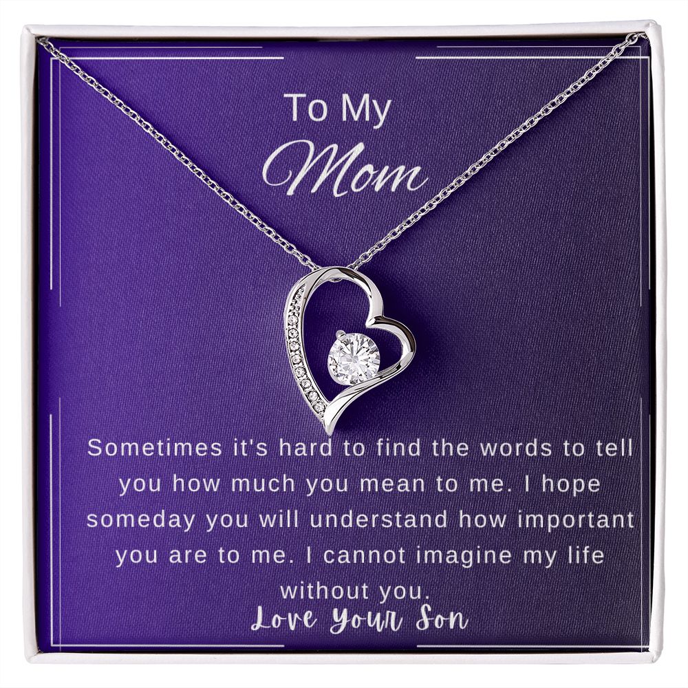 Mother's Day Necklace from Son