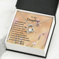 To My Daughter Love Dad, Forever Necklace