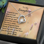 To My Daughter Love Dad, Forever Necklace