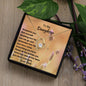 To My Daughter Love Dad, Forever Necklace