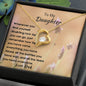 To My Daughter Love Dad, Forever Necklace